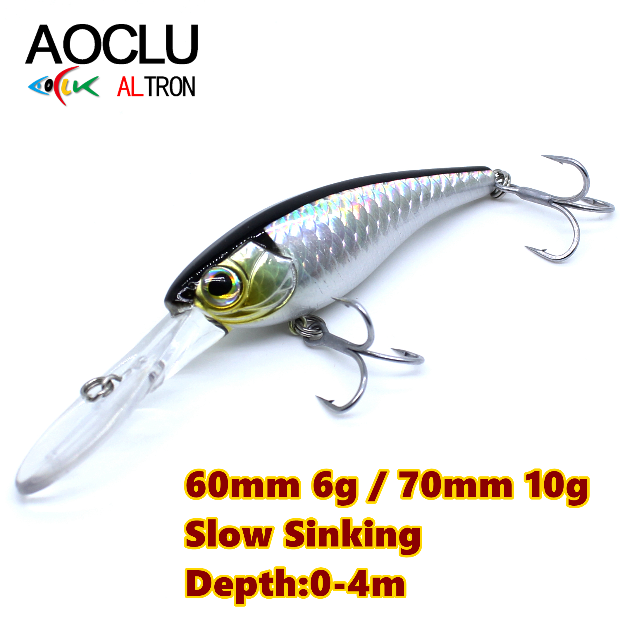 AOCLU Slow Sinking Crankbait M - Fishing Lure Jerkbait recensie en prijs