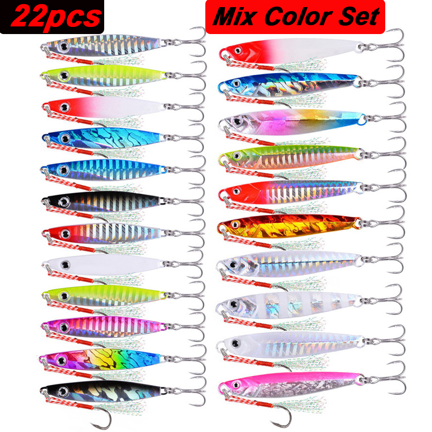 22PCS Metal Spoon Jigs Carp Fi - Fishing Lure Crankbait recensie en prijs