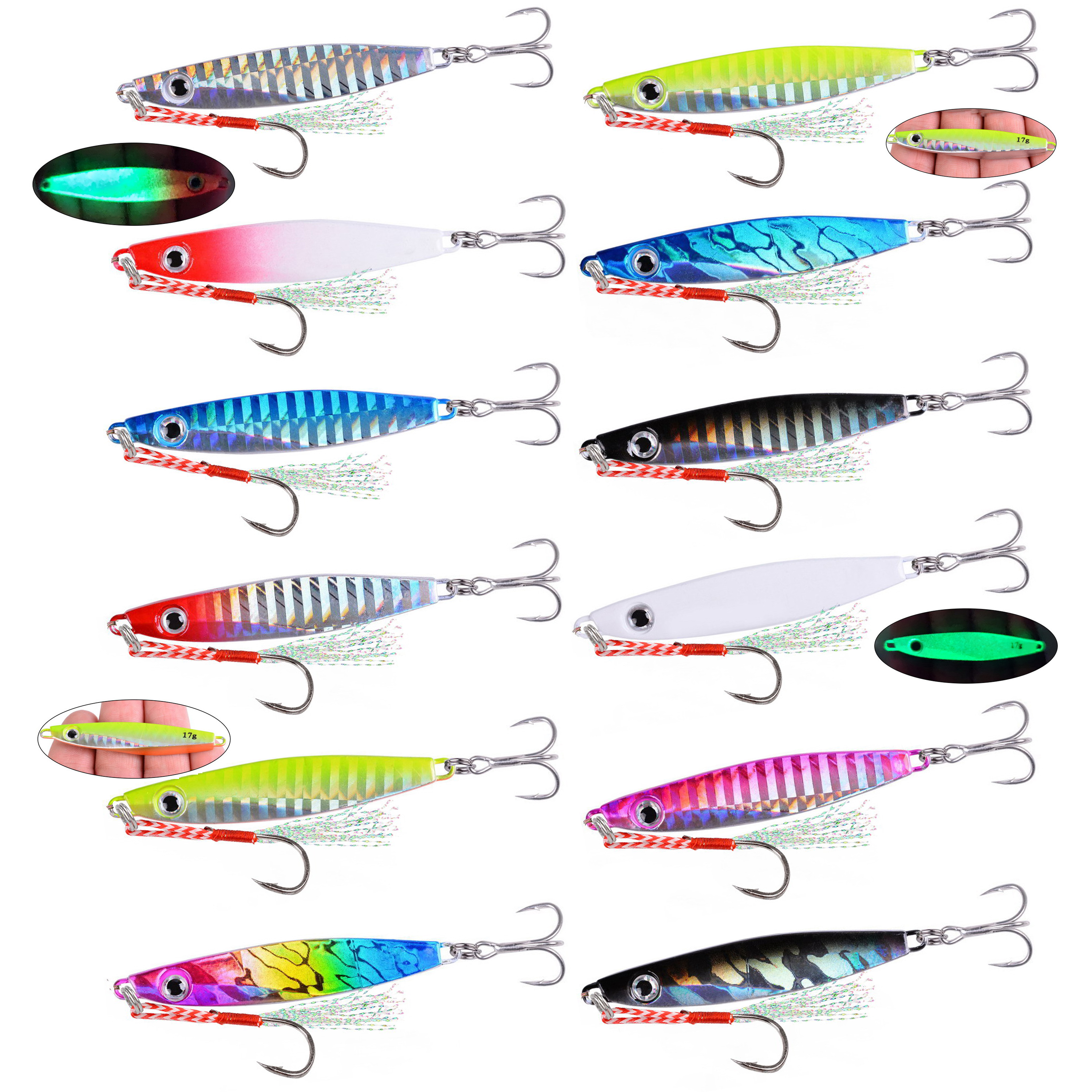 22PCS Metal Spoon Jigs Carp Fi - Fishing Lure Crankbait recensie en prijs