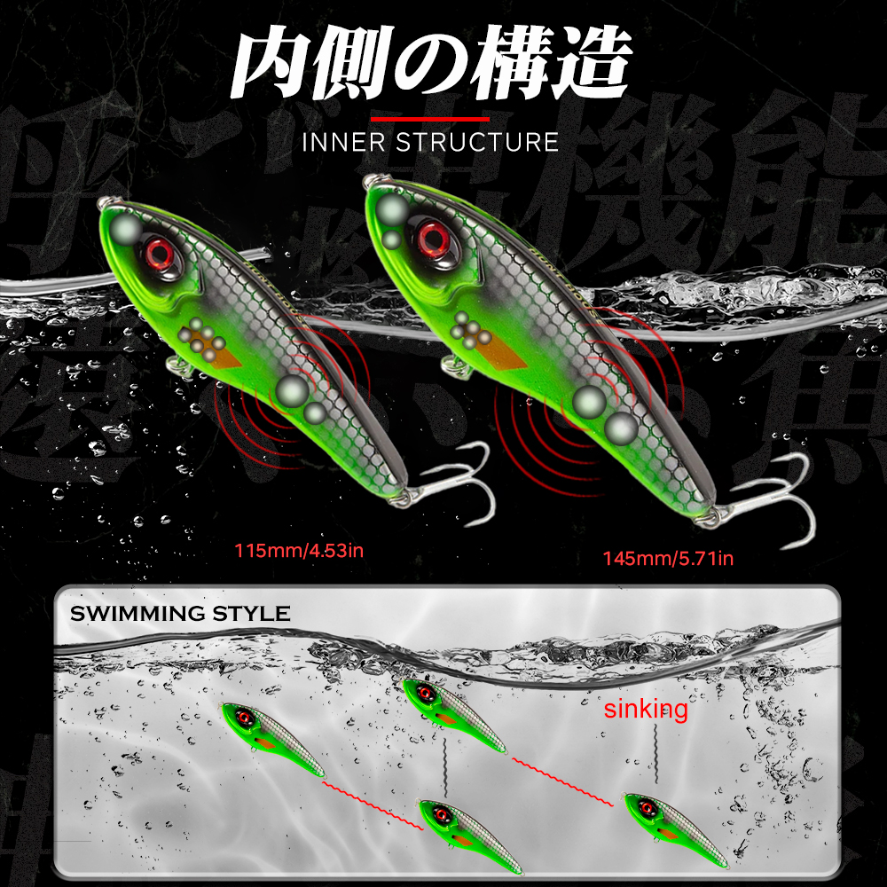 Hunthouse Jerkbait Musky Buste - Fishing Lure Jerkbait recensie en prijs