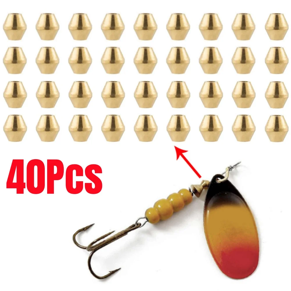 40pcs DIY Lure Brass Fishing B - Fishing Lure Spinner recensie en prijs