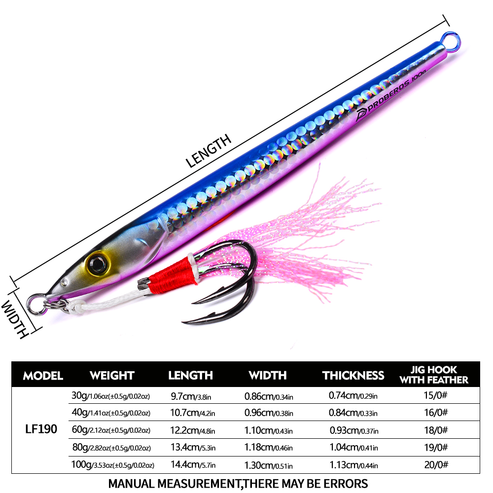 PROBEROS 30-100g Fast Sinking  - Fishing Lure Buzzbait recensie en prijs