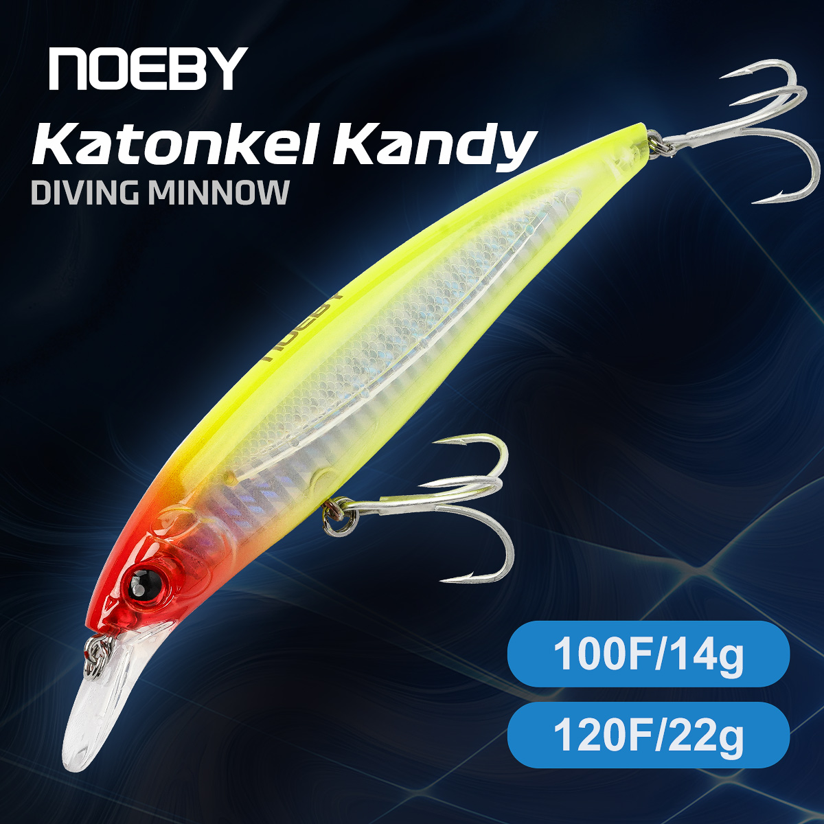 NOEBY Minnow Fishing Lure 100m - Fishing Lure Jerkbait recensie en prijs