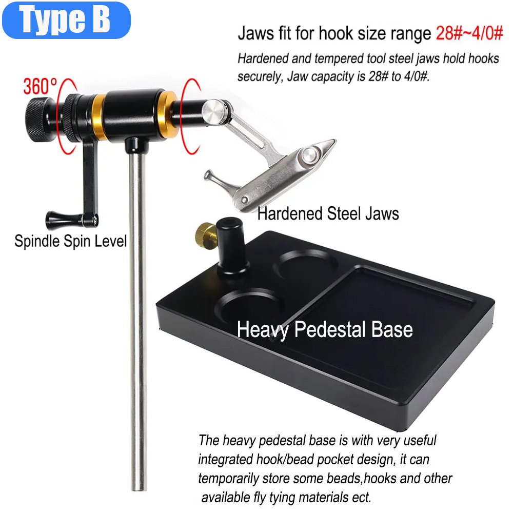 Wifreo 360° Rotation Fly Tying - Fishing Lure Spinner recensie en prijs
