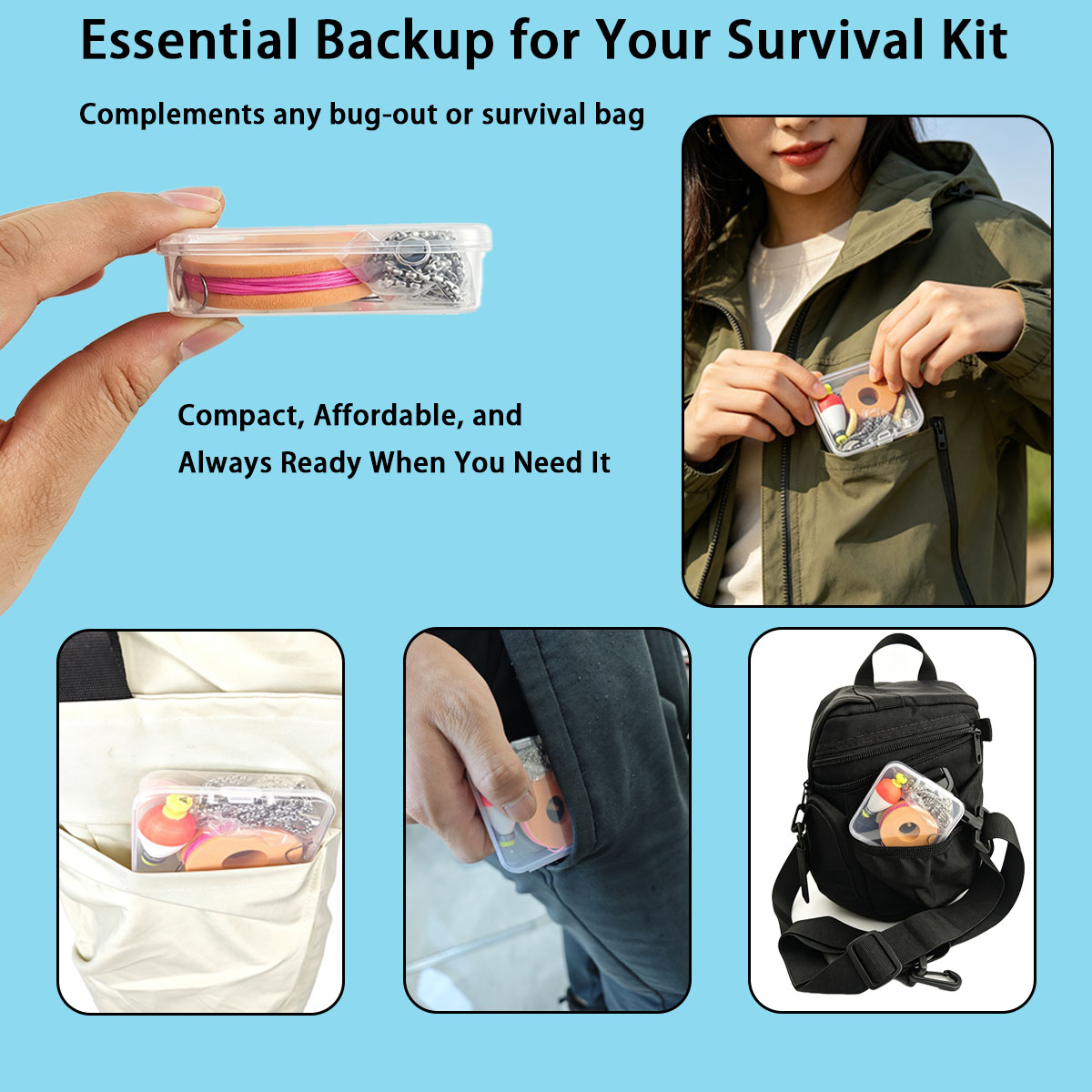 Portable Emergency Fishing Gea - Fishing Lure Kit recensie en prijs