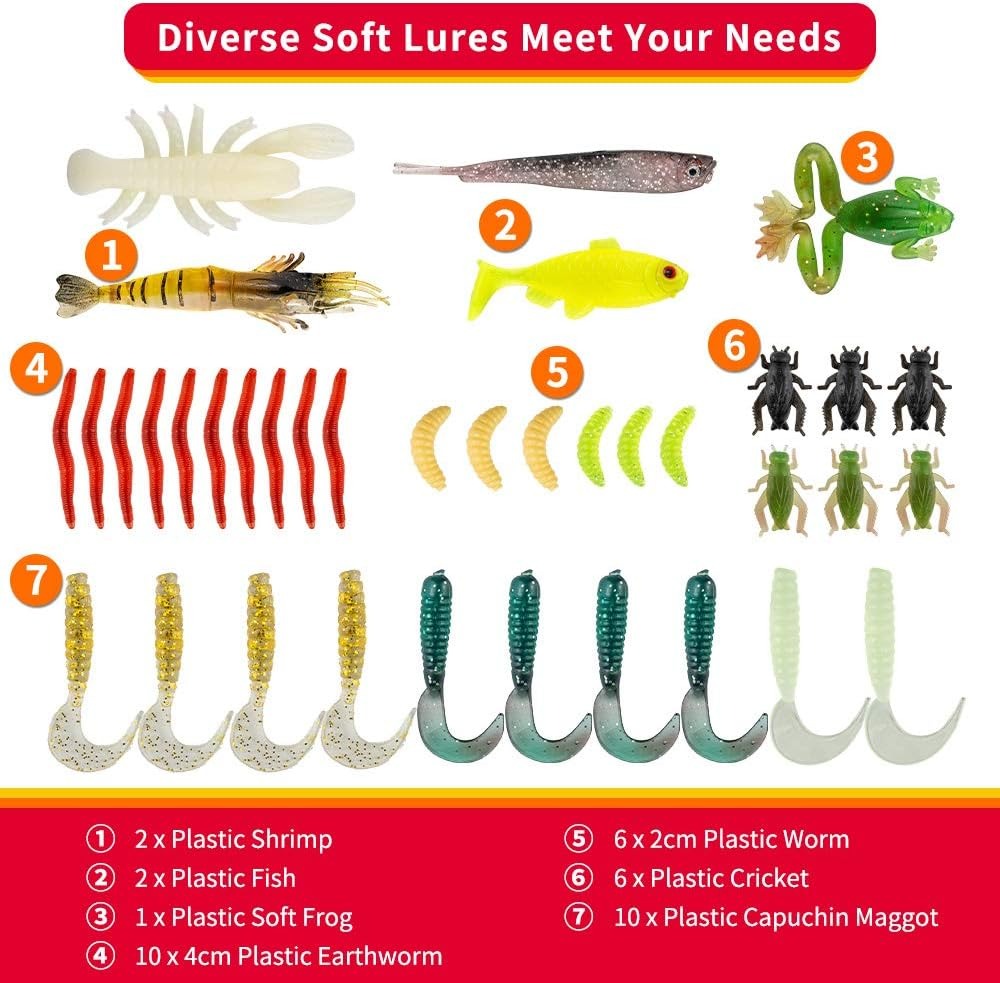 78Pcs Fishing Lures Kit for Ba - Fishing Lure Spoon recensie en prijs