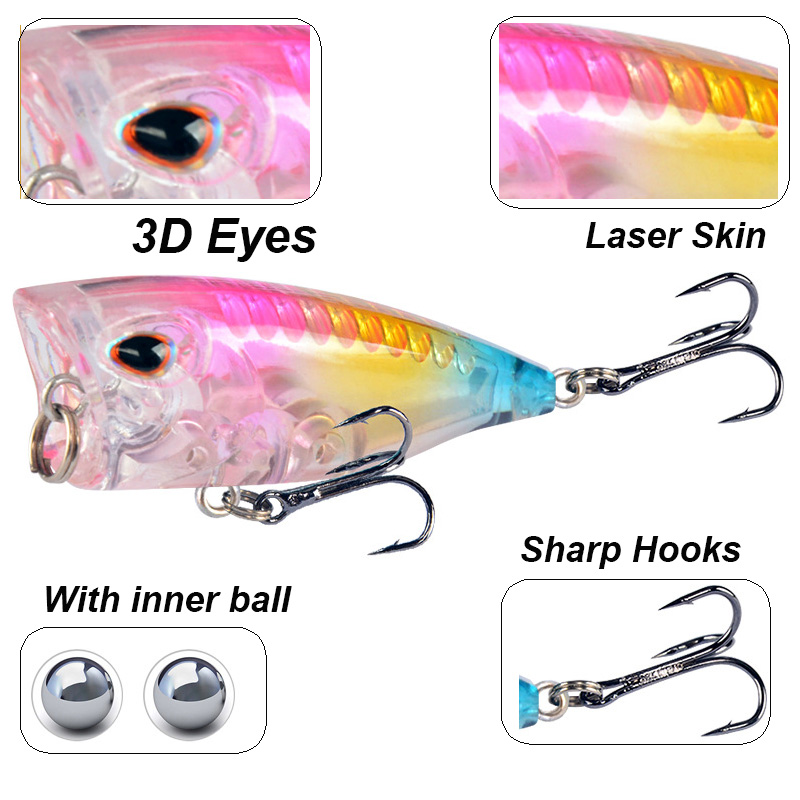 YUCONG 1PC Mini Popper Fishing - Fishing Lure Topwater recensie en prijs
