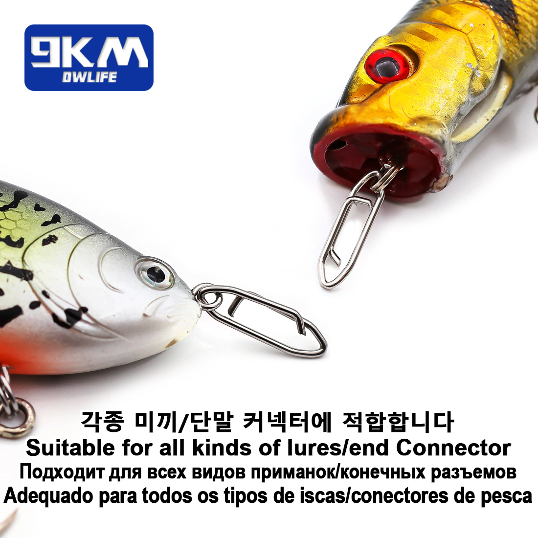 9KM Fishing Snap Kit 110pcs St - Fishing Lure Kit recensie en prijs