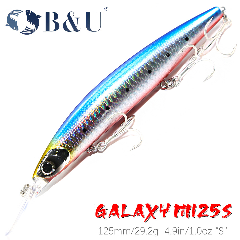 B&U 125mm Sinking Minnow Sea F - Fishing Lure Jerkbait recensie en prijs