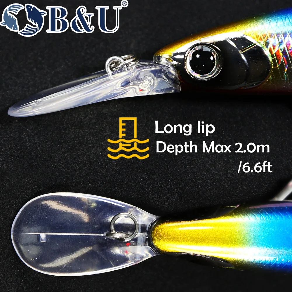 B&U 125mm Sinking Minnow Sea F - Fishing Lure Jerkbait recensie en prijs