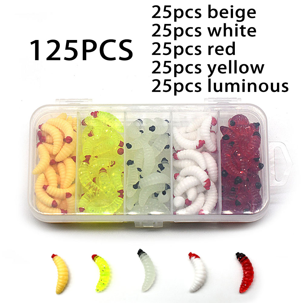 125Pcs Earthworm Fishing Bait  - Fishing Lure Soft Plastic recensie en prijs