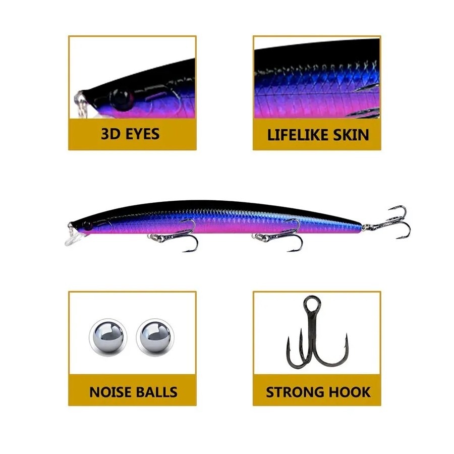 Laser Minnow Fishing Lure 18cm - Fishing Lure Crankbait recensie en prijs