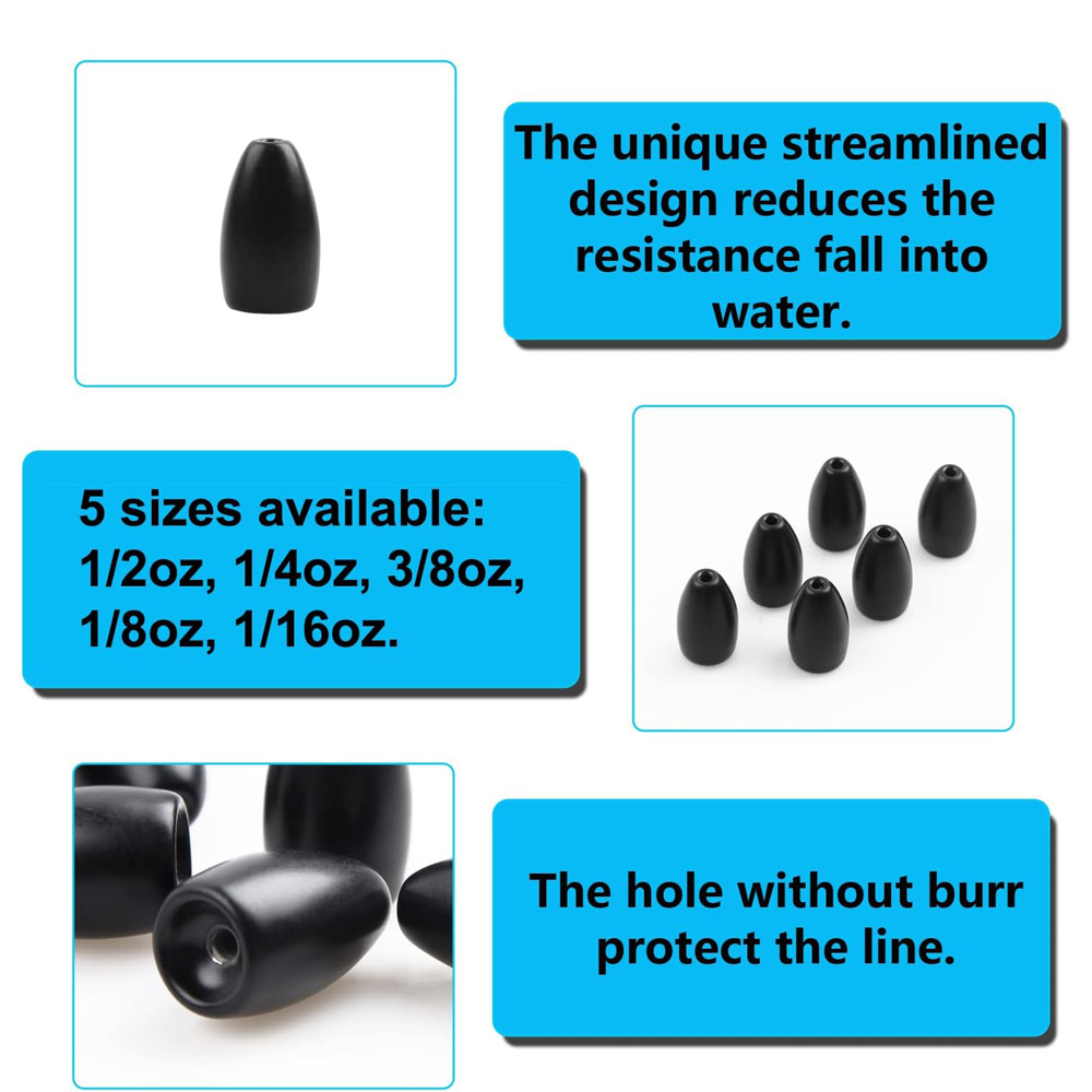 Tungsten Steel Fishing Weights - Fishing Lure Accessories recensie en prijs