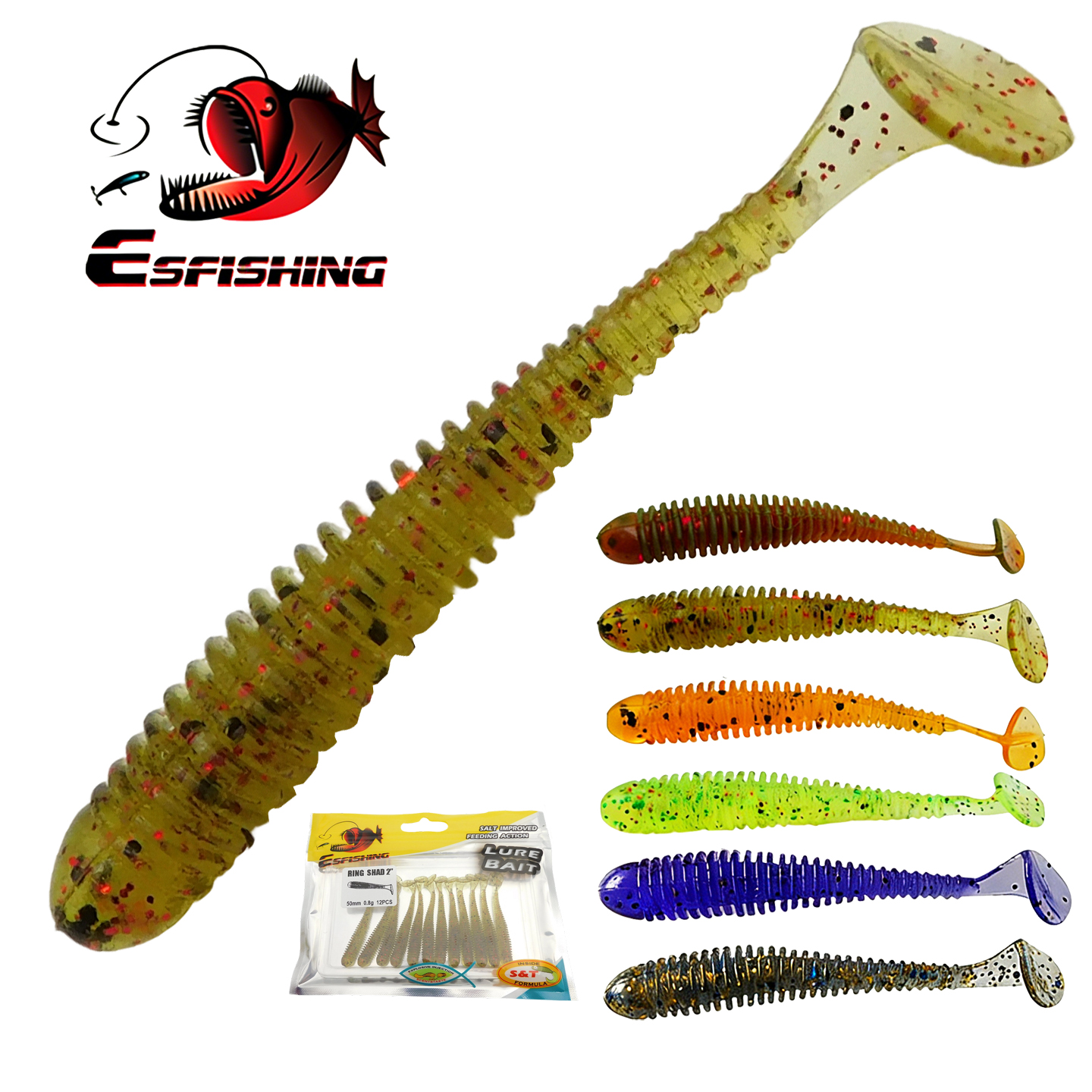ESFISHING Swing Impact Ring Sh - Fishing Lure Soft Plastic recensie en prijs