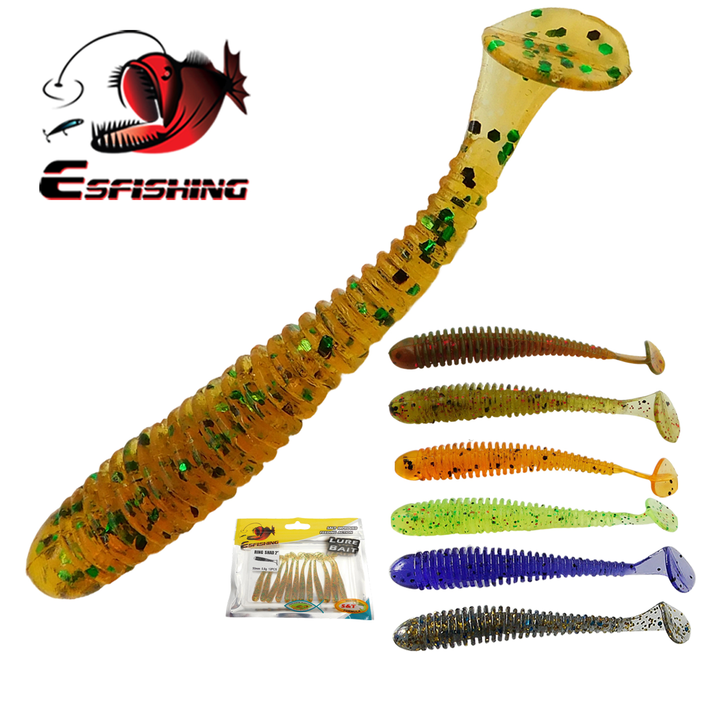 ESFISHING Swing Impact Ring Sh - Fishing Lure Soft Plastic recensie en prijs